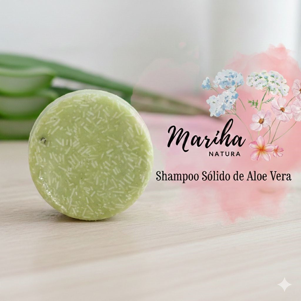 Shampoo Solido con Aloe Vera