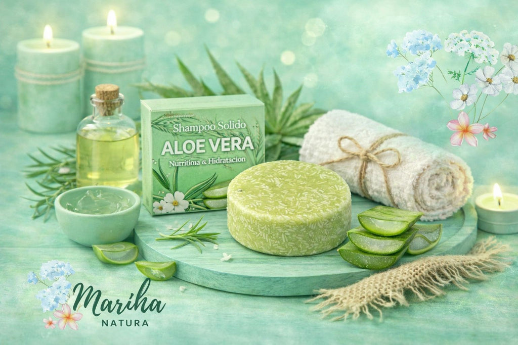 Shampoo Solido con Aloe Vera