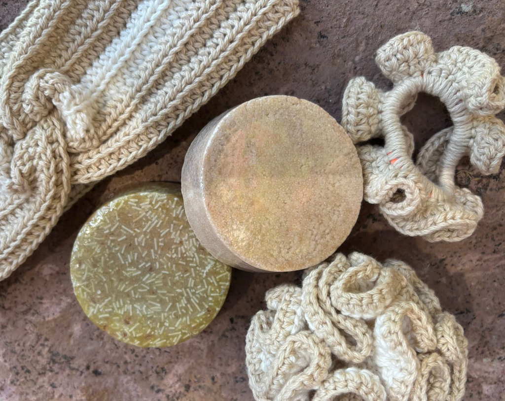 Shampoo solido de almendras