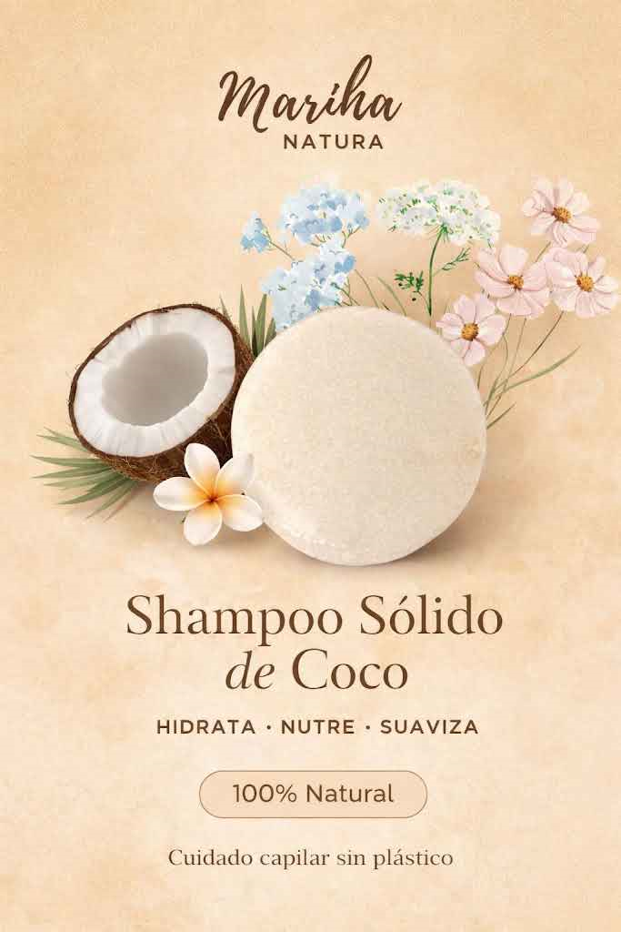 Shampoo Solido de Coco